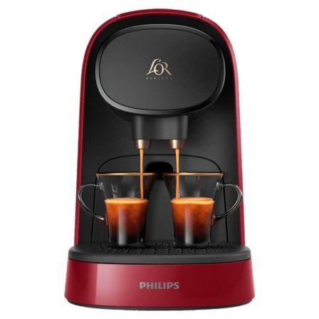 Philips L'Or Barista LM8012/51 Cafetera de cápsulas doble espresso - Rojo Rubí